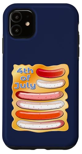 USA AMERIKA BRATWURST BBQ WÜRSTCHEN GRILLEN Hülle für iPhone 11 von Meat Veggie BBQ Sizzle Through Grill Seasons