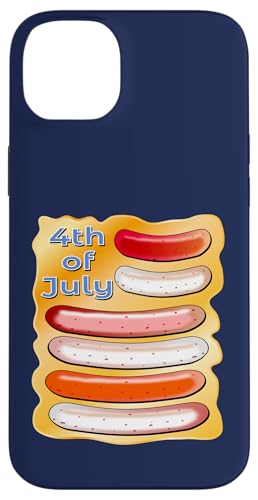 USA AMERIKA BRATWURST BBQ WÜRSTCHEN GRILLEN Hülle für iPhone 14 Plus von Meat Veggie BBQ Sizzle Through Grill Seasons