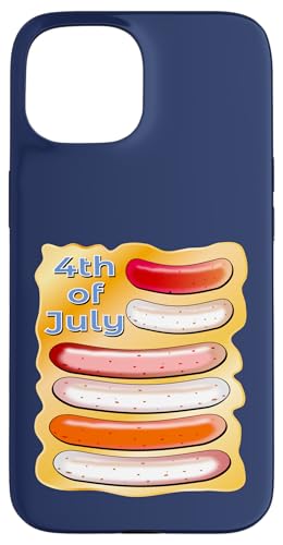USA AMERIKA BRATWURST BBQ WÜRSTCHEN GRILLEN Hülle für iPhone 15 von Meat Veggie BBQ Sizzle Through Grill Seasons