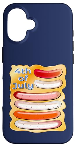 USA AMERIKA BRATWURST BBQ WÜRSTCHEN GRILLEN Hülle für iPhone 16 von Meat Veggie BBQ Sizzle Through Grill Seasons