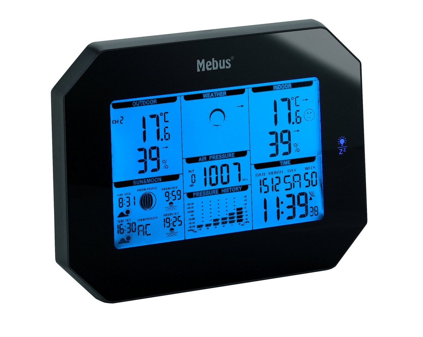 Mebus Funk-Wetterstation Wetterstation Mebus Funk-Wetterstation Wetterstation von Mebus