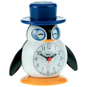 Mebus Kinderwecker Pinguin weiß Kunststoff 10,5 x 11,0 cm Mebus Kinderwecker Pinguin weiß Kunststoff 10,5 x 11,0 cm von Mebus