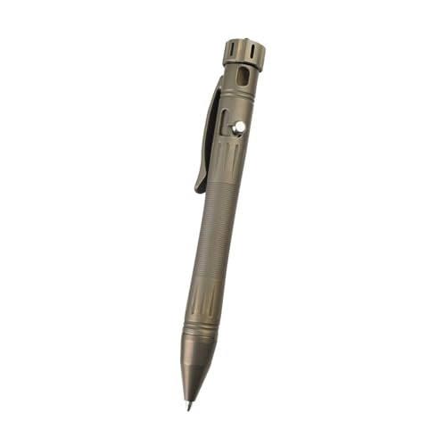 MecArmy Titanbronze-Stift, luxuriöser, leichter, einziehbarer Metallstift, nachfüllbare Tinte, neuartiger Taschen-EDC-Schreibkugelschreiber von MecArmy