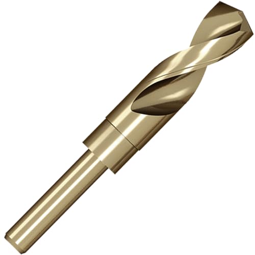 Meccion HSS-Co Metallbohrer Professional Abgedrehter Schaft Präzisions Geschliffene Spiralbohrer für Metall, Edelstahl und Eisen (21.5mm) von Meccion