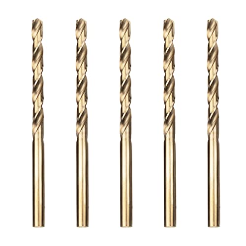 Meccion HSS Metallbohrer Professional Geschliffen Kobalt 5pcs 5.5mmSpiralbohrer fur Edelstahl und Metall von Meccion