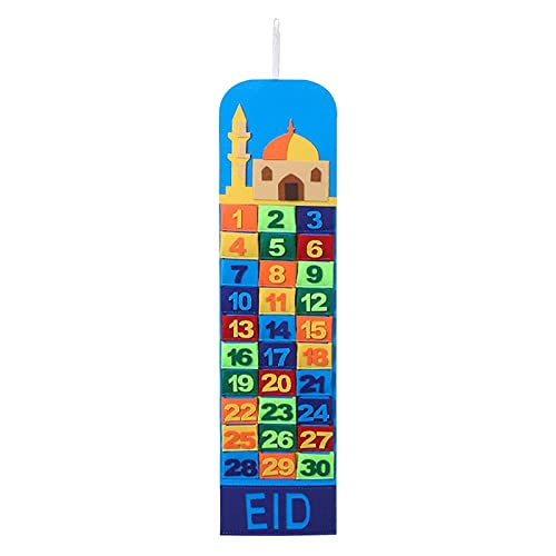 Mecctuck Ramadan Kalender, Ramadan Deko, Ramadan Kalender zum Befüllen, 2025 Ramadankalender, Wandkalender 30-Tage-Kalender mit Taschen, Eid Mubarak Adventskalender für Kinder Ramadan Geschenke Mecctuck Ramadan Kalender, Ramadan Deko, Ramadan Kalender zum Befüllen, 2025 Ramadankalender, Wandkalender 30-Tage-Kalender mit Taschen, Eid Mubarak Adventskalender für Kinder Ramadan Geschenke von Mecctuck