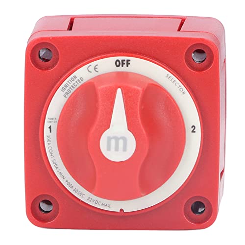 300A Batterieschalter 3 Position Dual Circuit Stromverbindung abschneiden Isolator Marine Boat Auto LKW -Anhänger RV 300A Batterieschalter 3 Position Dual Circuit Stromverbindung abschneiden Isolator Marine Boat Auto LKW -Anhänger RV von MechKit