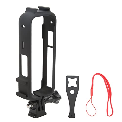 Kameraschutzrahmen Stoßdichtungsfindungsbeständiger Montiermontage für EIN x3 Panoramic Action -Kamera mit kalter Schuhschnittstelle von MechKit
