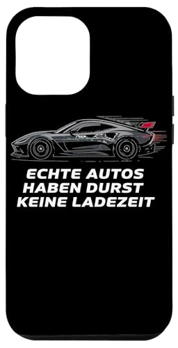 Echte Autos Haben Durst Keine Ladezeit Mechaniker Werkstatt Hülle für iPhone 12 Pro Max von Mechaniker Werkstatt Auto Liebhaber Motorsport