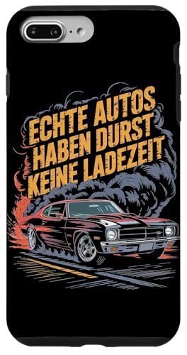 Echte Autos Haben Durst Keine Ladezeit Mechaniker Werkstatt Hülle für iPhone 7 Plus/8 Plus von Mechaniker Werkstatt Auto Liebhaber Motorsport
