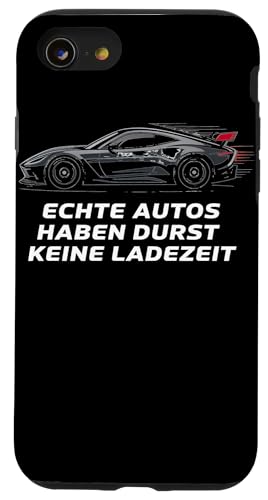 Echte Autos Haben Durst Keine Ladezeit Mechaniker Werkstatt Hülle für iPhone SE (2020) / 7 / 8 von Mechaniker Werkstatt Auto Liebhaber Motorsport