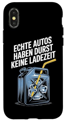 Echte Autos Haben Durst Keine Ladezeit Mechaniker Werkstatt Hülle für iPhone X/XS Echte Autos Haben Durst Keine Ladezeit Mechaniker Werkstatt Hülle für iPhone X/XS von Mechaniker Werkstatt Auto Liebhaber Motorsport
