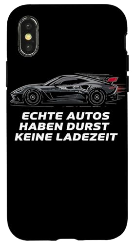 Echte Autos Haben Durst Keine Ladezeit Mechaniker Werkstatt Hülle für iPhone X/XS Echte Autos Haben Durst Keine Ladezeit Mechaniker Werkstatt Hülle für iPhone X/XS von Mechaniker Werkstatt Auto Liebhaber Motorsport