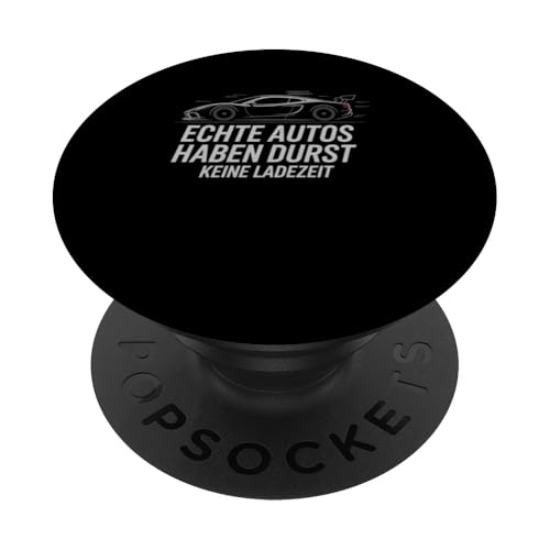 Echte Autos Haben Durst Keine Ladezeit Mechaniker Werkstatt PopSockets Klebender PopGrip Echte Autos Haben Durst Keine Ladezeit Mechaniker Werkstatt PopSockets Klebender PopGrip von Mechaniker Werkstatt Auto Liebhaber Motorsport