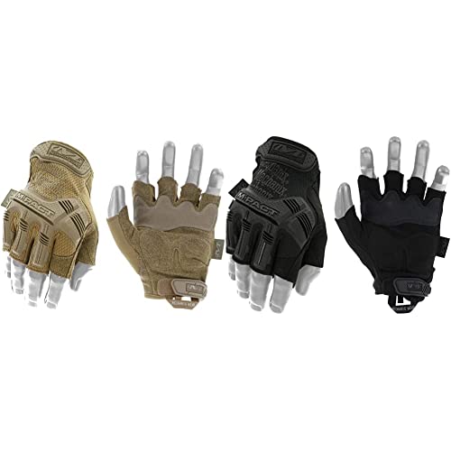 Mechanix Wear M-Pact® Coyote Fingerlose Einsatzhandschuhe, XL EU & Herren Wear M-Pact® Covert Vingerloze handschoenen Fingerlose Einsatzhandschuhe, Covert, XL EU von Mechanix Wear