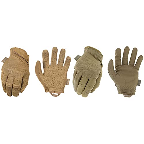 Mechanix Wear Specialty Vent Coyote Handschuhe (Medium, Beige) Specialty 0,5 mm Coyote Tactical Arbeitshandschuhe mit hoher Fingerfertigkeit (Medium, Braun) von Mechanix Wear