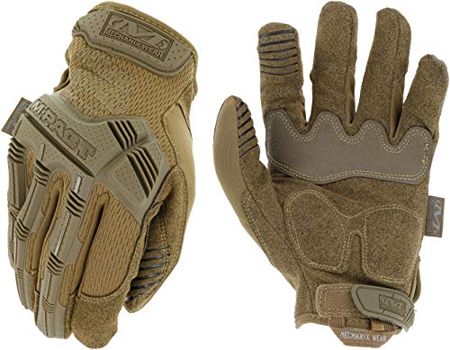 Mechanix Wear: M-Pact Tactical Gloves mit sicherem Sitz, Touchscreen-fähiger Sicherheitshandschuh für Herren, Arbeitshandschuh mit Schlagschutz und Vibrationsdämpfung (Braun, Small) von Mechanix Wear