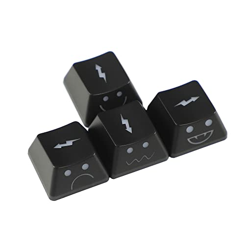 Mechkeeb 1,6 mm Dicke WASD Pfeil Ersatz-Tastenkappen Lightning Baby Shine Through Keycaps OEM Profil für MX mechanische Gaming Tastatur Keycap Mechkeeb 1,6 mm Dicke WASD Pfeil Ersatz-Tastenkappen Lightning Baby Shine Through Keycaps OEM Profil für MX mechanische Gaming Tastatur Keycap von Mechkeeb