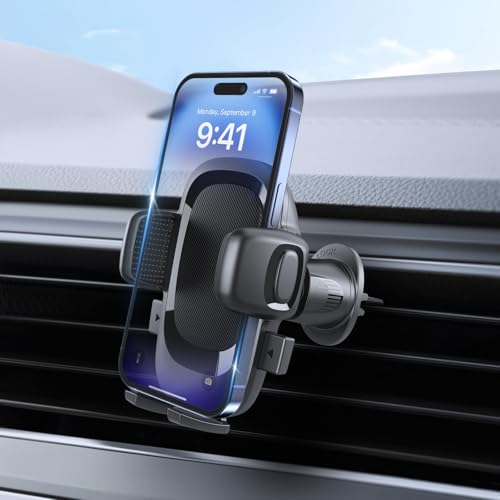 Mechrig 2025 Lüftungsschlitz-Handyhalterung mit Metallhaken, 360° drehbare Handyhalterung für Lüftungsschlitze, Smartphone-Halterungen für Ihre Autohalterung, universelle KFZ-Halterung für iPhone Mechrig 2025 Lüftungsschlitz-Handyhalterung mit Metallhaken, 360° drehbare Handyhalterung für Lüftungsschlitze, Smartphone-Halterungen für Ihre Autohalterung, universelle KFZ-Halterung für iPhone von Mechrig
