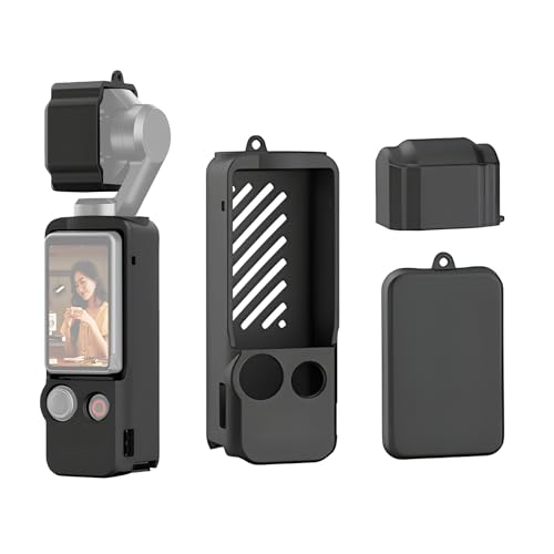Mechrig Rundum-Silikon-Schutzhülle für DJI Osmo Pocket 3, kratzfest, rutschfest, stoßfest, für Kameragehäuse, Objektiv, Bildschirm, MR79026 Mechrig Rundum-Silikon-Schutzhülle für DJI Osmo Pocket 3, kratzfest, rutschfest, stoßfest, für Kameragehäuse, Objektiv, Bildschirm, MR79026 von Mechrig