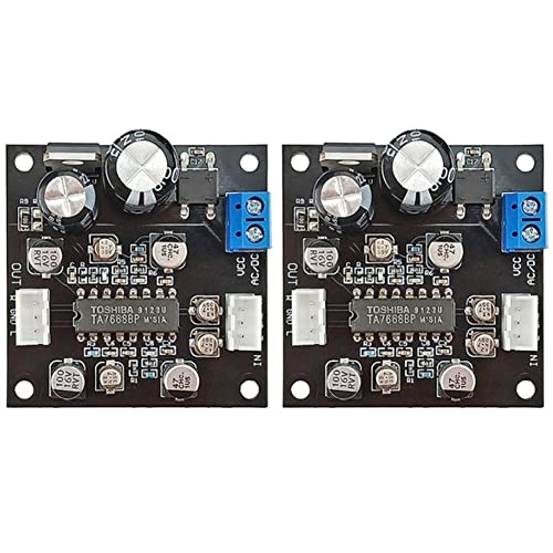 Mectvy 2X TA7668 Kassetten Laufwerk VorverstäRker VerstäRker Kasetten Spieler Board Magnet Kopf VorverstäRker Audio Recorder Desktop Radio DIY von Mectvy