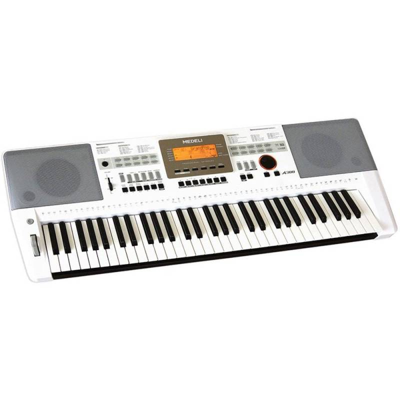 Medeli A300W 61-note keyboard, white von Medeli