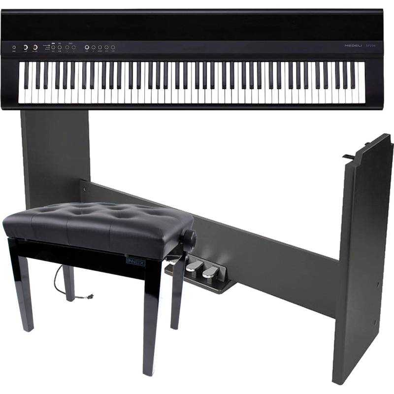 Medeli SP201 Digital Piano + Frame and Piano Bench von Medeli