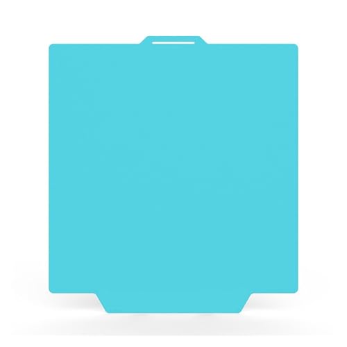 Bauplatte CryoGrip-Beschichtung, kein Verstopfen, 256 x 256 mm, Federstahl, doppelseitig strukturiert, for P1 X1 3D-Drucker(CryoGrip Pro Glacier,1 PC) von MedgAs