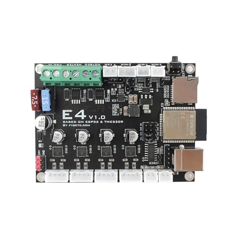 E4-Board mit integriertem WLAN und Bluetooth, 4 Stück TMC2209 240 MHz 16 M Flash, 3D-Drucker-Steuerplatine basierend auf 3D-Drucker(Built-in antenna) von MedgAs