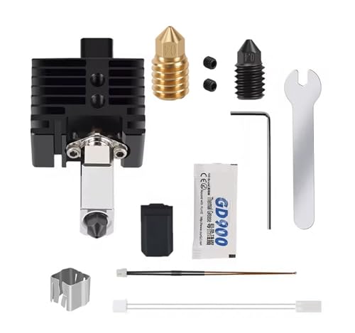 For Lab P1p X1C P1S X1 V2.0 Upgrade Hot End Druckkopf 3D-Druckteile(Black) von MedgAs