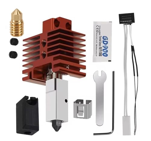 For Lab P1p X1C P1S X1 V2.0 Upgrade Hot End Druckkopf 3D-Druckteile(Orange) von MedgAs