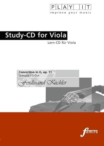 Study-CD for Viola - Concertino in G,Op.11 Study-CD for Viola - Concertino in G,Op.11 von Media Arte
