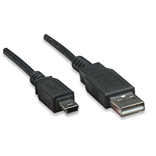 Media Express Kabel USB 2.0 männlich A zu Mini B (0,4 m), Schwarz von Media Express