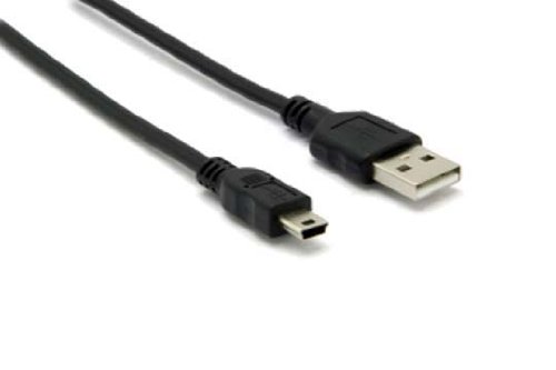 Media Express sf0318 – USB 2.0 Kabel (A auf Mini B männlich, 1,28 m), Schwarz von Media Express
