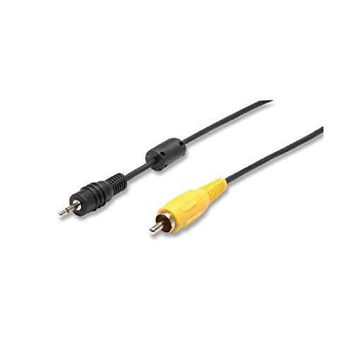 Media Express sf0331 – 1 Video-Kabel mit Klinkenstecker 2.5 mm zu RCA, 1,80 Meter, schwarz, von Media Express