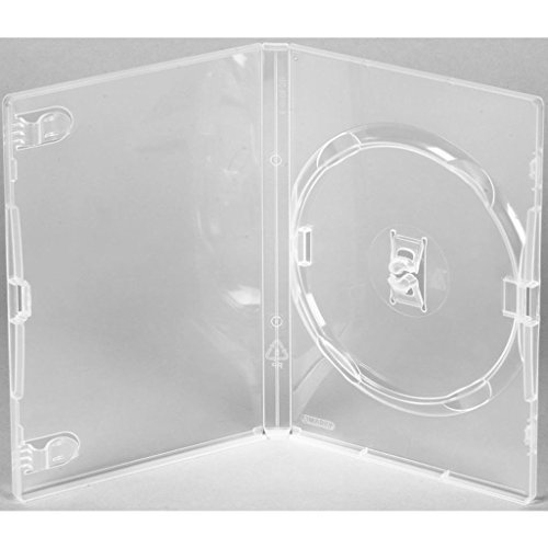 Media Replication 25 X Original Amaray DVD Schutzhüllen Einzeln Klar 14mm Rücken - 25 Stück Packung von Media Replication