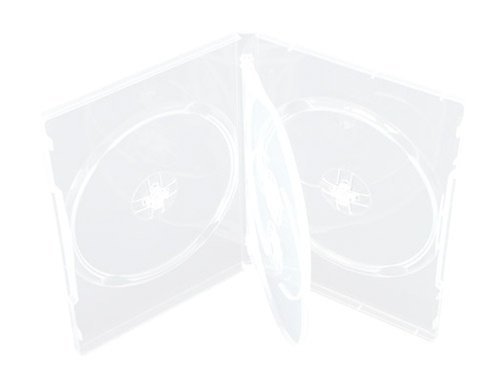Media Replication Klarsicht-Schutzhülle für je 4 CDs / DVDs / Blu-Rays, 14 mm, 10 Stück von Media Replication