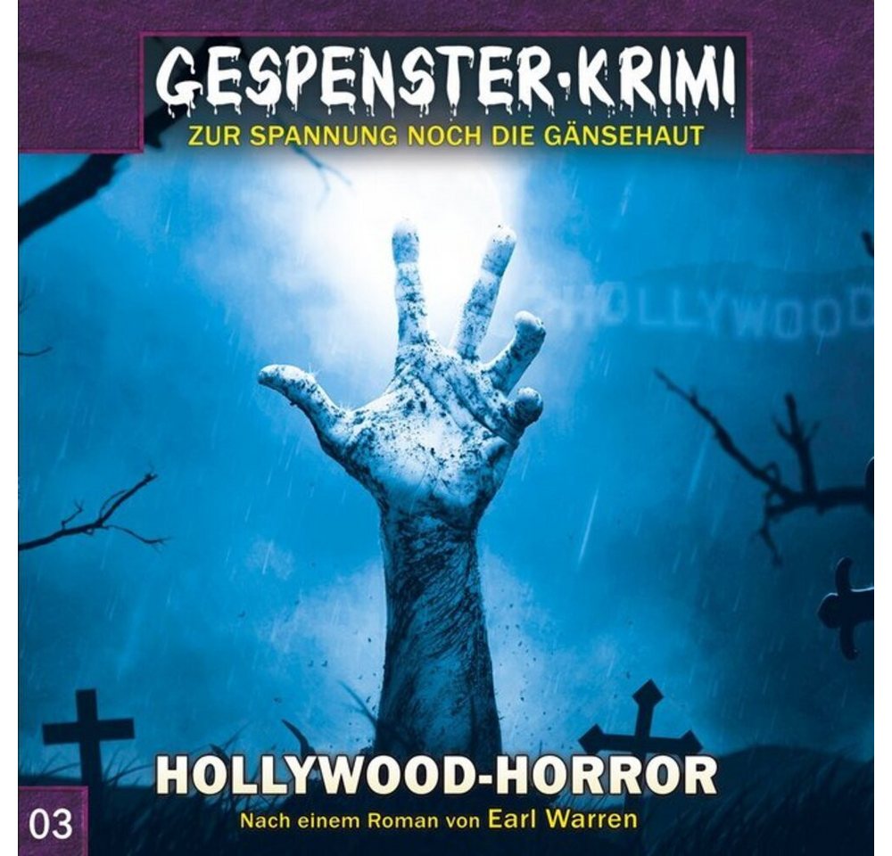 Media Verlag Hörspiel Gespenster-Krimi - Hollywood-Horror, 1 Audio-CD von Media Verlag