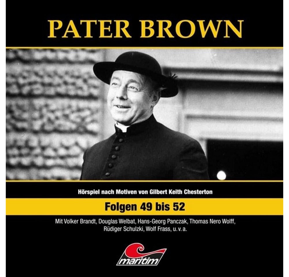Media Verlag Hörspiel Pater Brown Box. Folge.49-52, 4 Audio-CD von Media Verlag