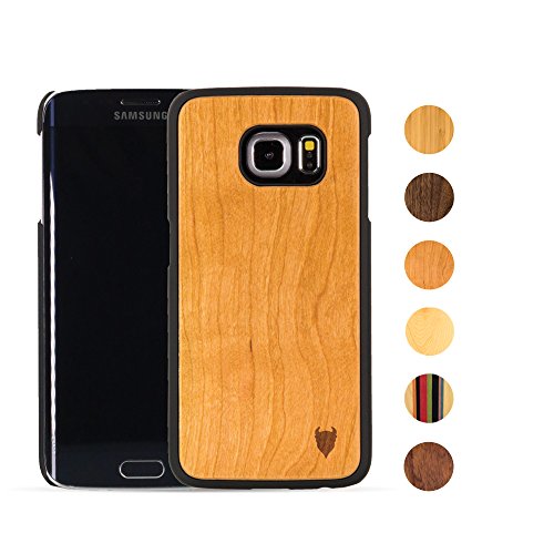 MediaDevil Artisancase Wood case () kirschrot Samsung Galaxy S7 Edge von MediaDevil