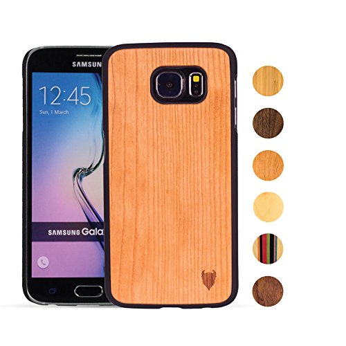 MediaDevil Artisancase Wood case () kirschrot Samsung Galaxy S7 von MediaDevil