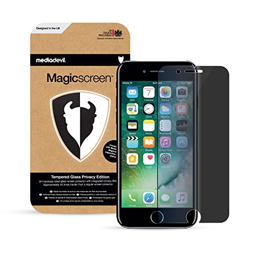 MediaDevil Privacy Panzerglasfolie für iPhone SE (2022), iPhone SE (2020), iPhone 8 und iPhone 7 - Panzerglas Privacy Sichtschutz Hartglas Schutzfolie [1 Stück] von MediaDevil