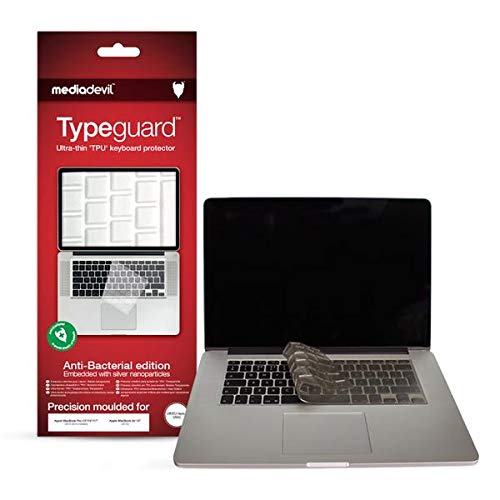 MediaDevil Typeguard Antibakterieller Tastaturschutz für Apple MacBook Pro (13" / 15" - 2012, 2013 & 2014 *Retina Display* Modelle) - ausschliesslich DE/EU Tastaturen von MediaDevil