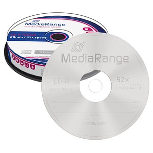 10 MediaRange CD-R 700 MB von MediaRange