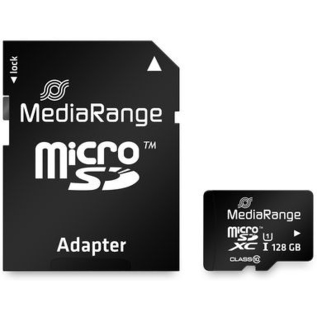128 GB microSDXC, Speicherkarte von MediaRange
