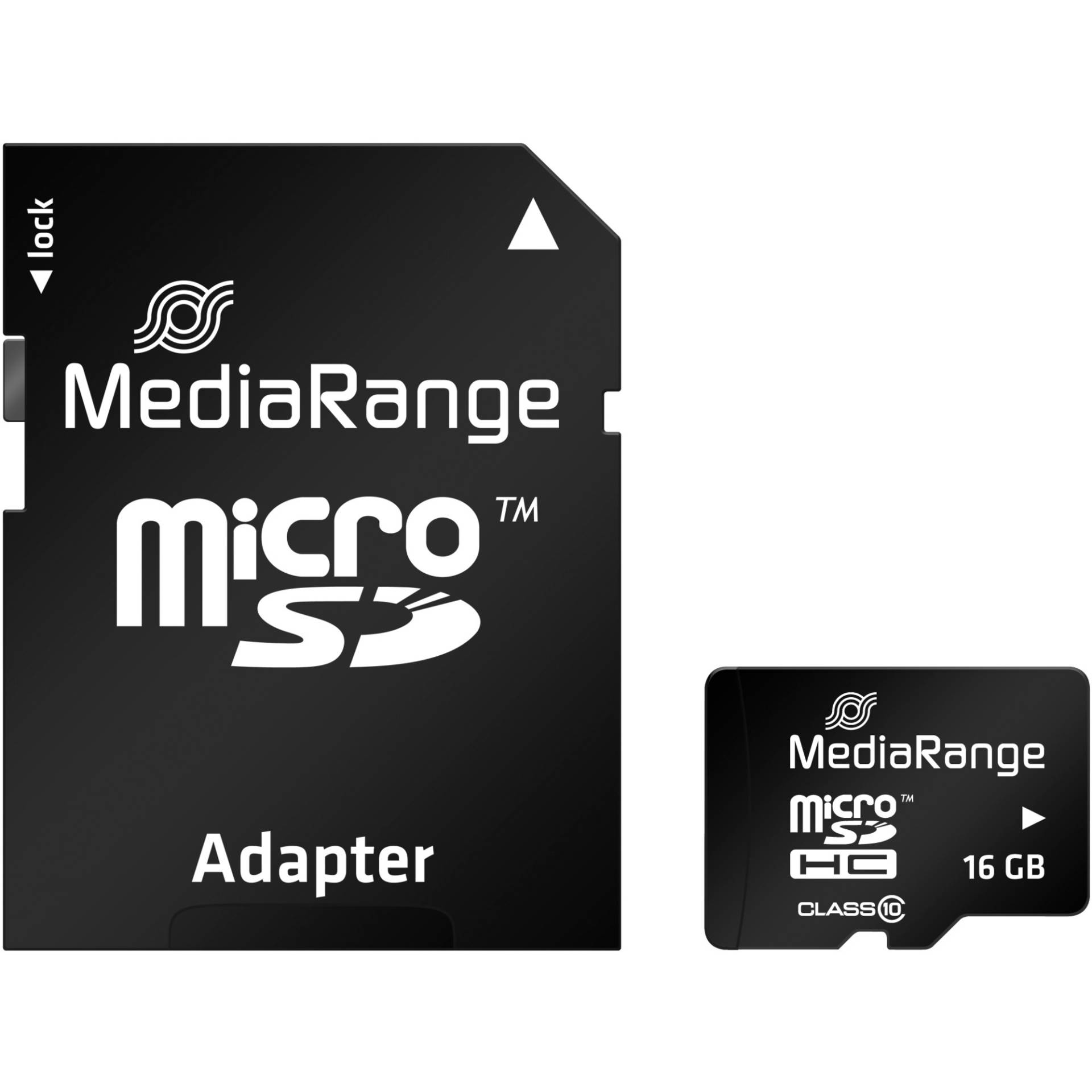 16 GB microSDHC, Speicherkarte von MediaRange