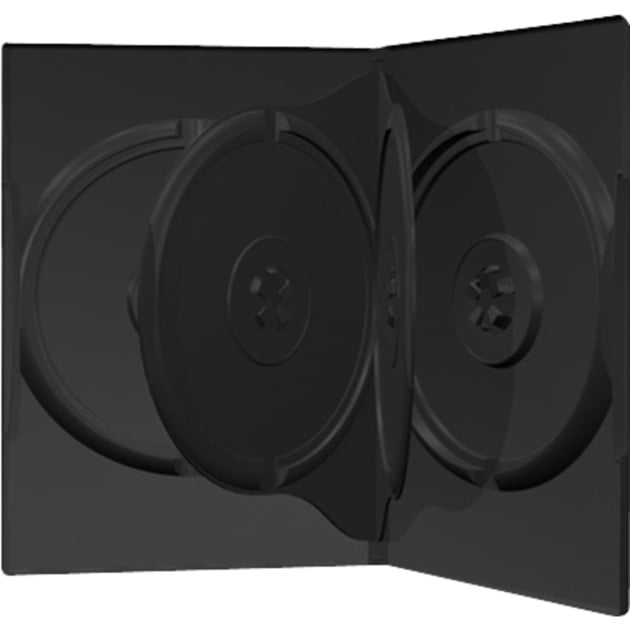 4er-DVD-Box black (50 Stück), Schutzhülle von MediaRange