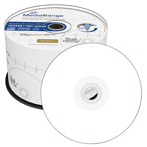 50 MediaRange CD-R Medical Line 700 MB bedruckbar, Medical Line von MediaRange