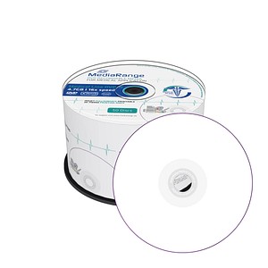 50 MediaRange DVD-R Medical Line 4,7 GB bedruckbar, Medical Line 50 MediaRange DVD-R Medical Line 4,7 GB bedruckbar, Medical Line von MediaRange