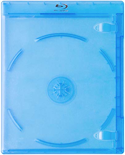 CD-Leerhüllen für Blu-Ray, 11 mm Rücken, Packung mit 10 Stück für Standard-BluRay-Hüllen von MediaRange